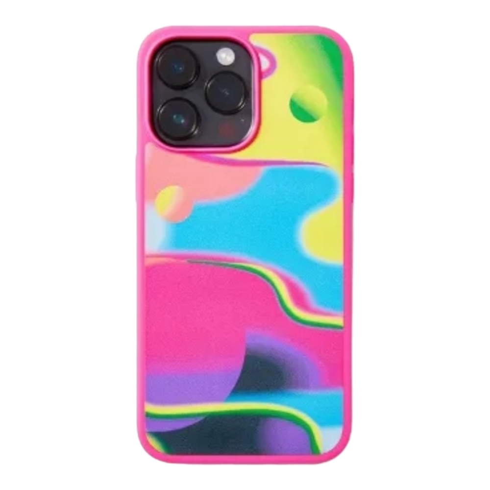 heyday Apple iPhone 14 Pro Max Neon Gradient Case Compatible with MagSafe